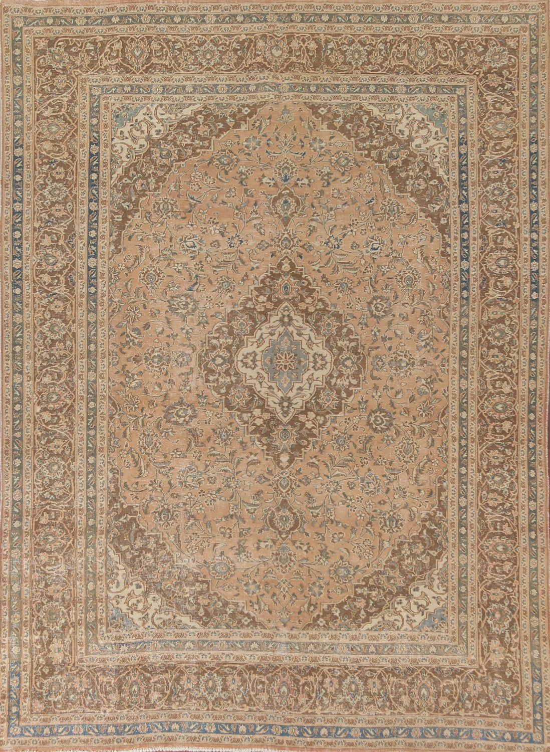 Traditional Mashad Persian Area Rug 8x11