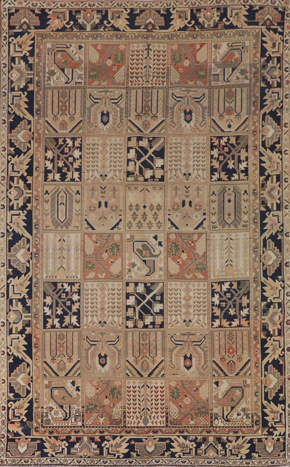 Garden Design Bakhtiari Persian Area Rug 7x10