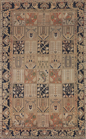 Garden Design Bakhtiari Persian Area Rug 7x10