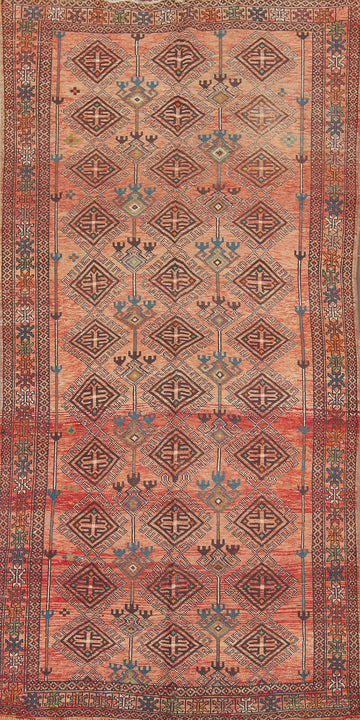 Vintage Geometric Lori Persian Area Rug 5x9