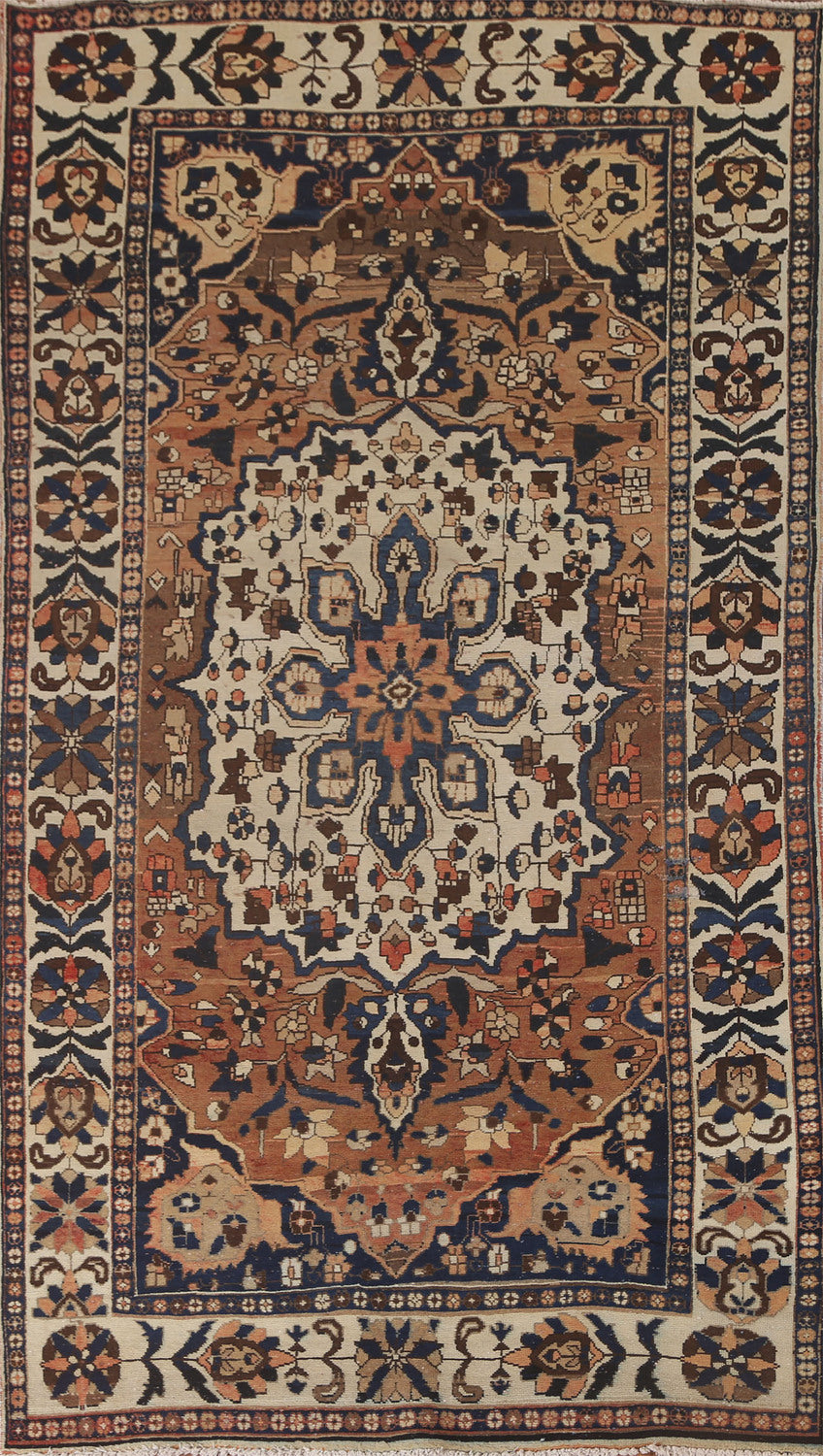 Vintage Bakhtiari Persian Area Rug 5x10