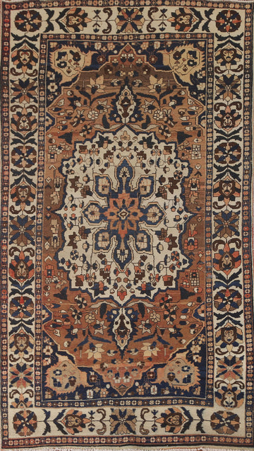 Vintage Bakhtiari Persian Area Rug 5x10