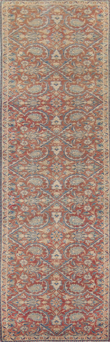 Vintage Floral Sarouk Persian Runner Rug 3x13