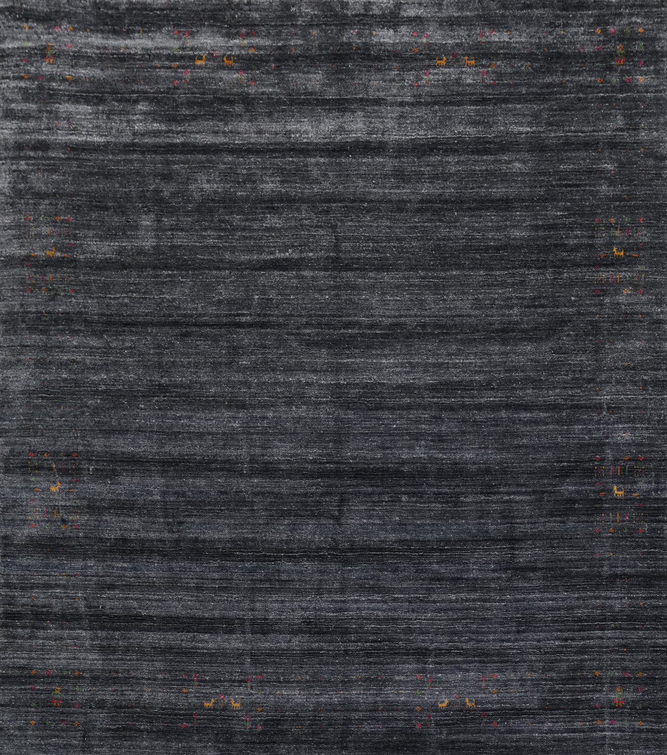 Tribal Gabbeh Oriental Square Rug 10x10