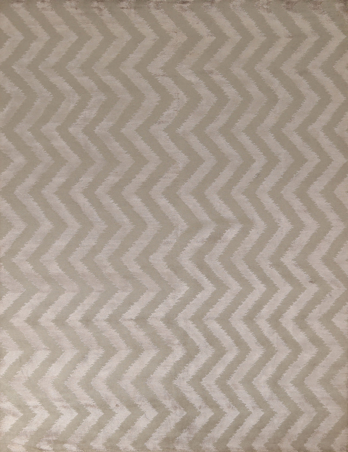 Chevron Style Nepalese Oriental Area Rug 8x10