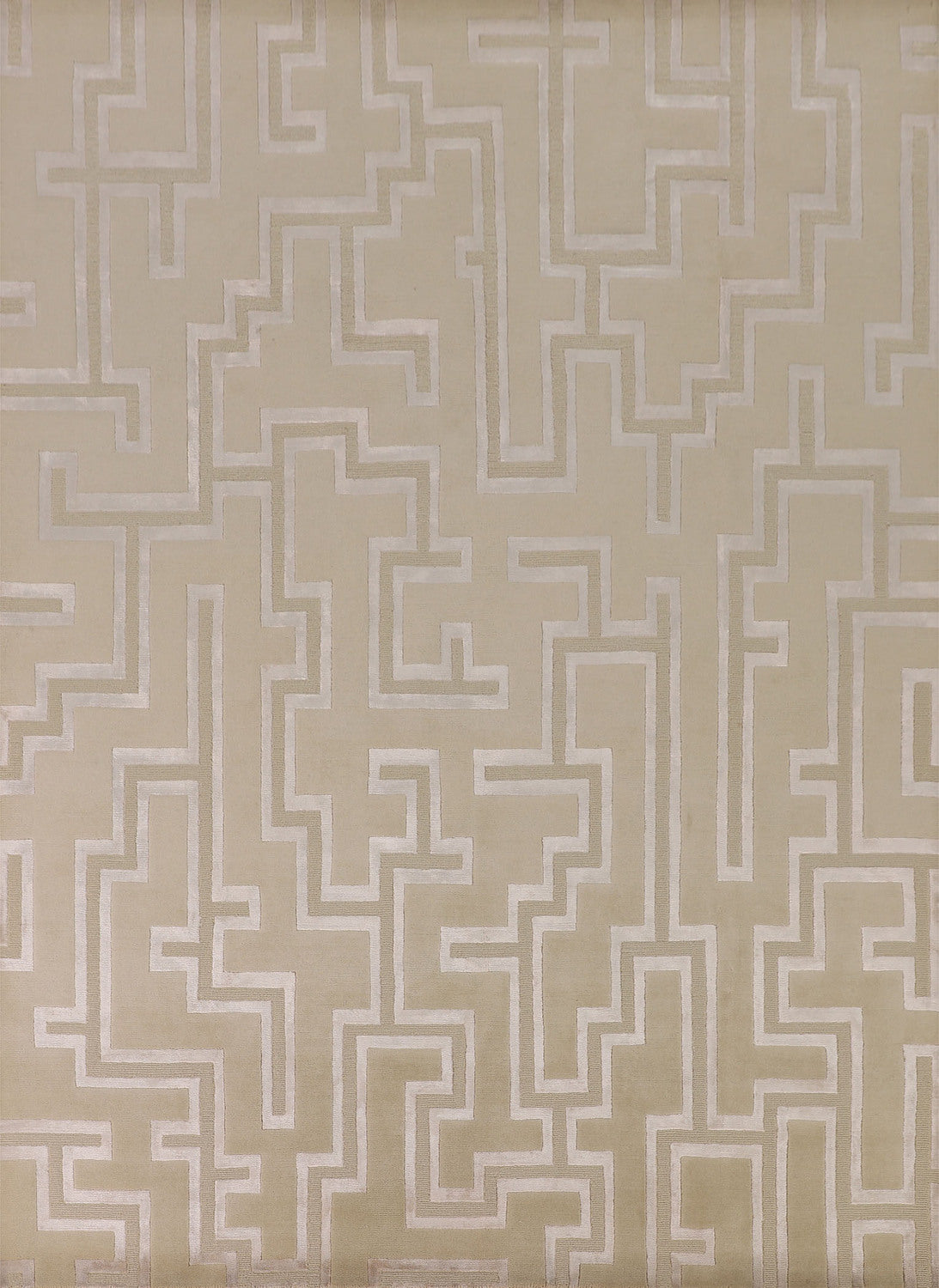 Geometric Nepalese Oriental Area Rug 8x10