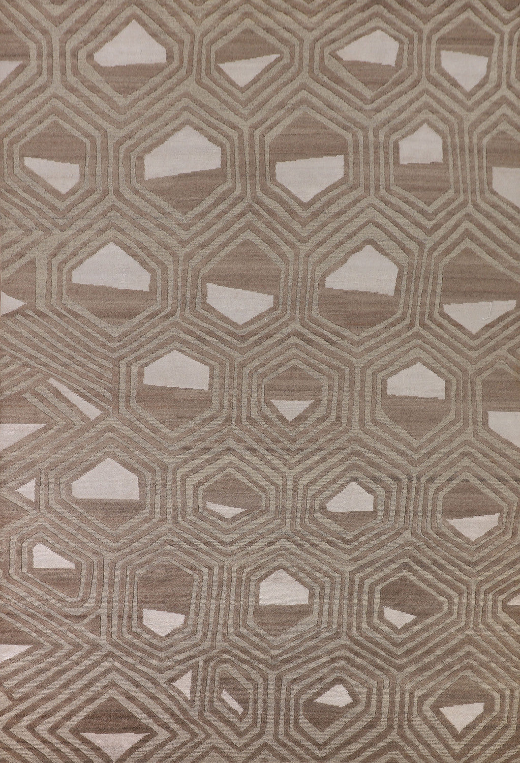 Geometric Modern Oriental Area Rug 9x12
