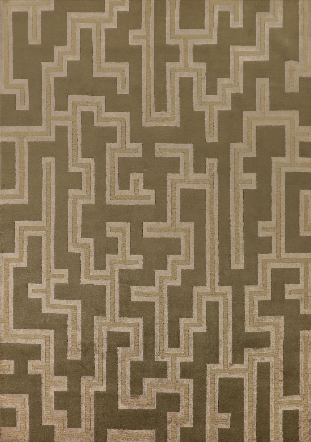 All-Over Nepalese Modern Area Rug 9x12