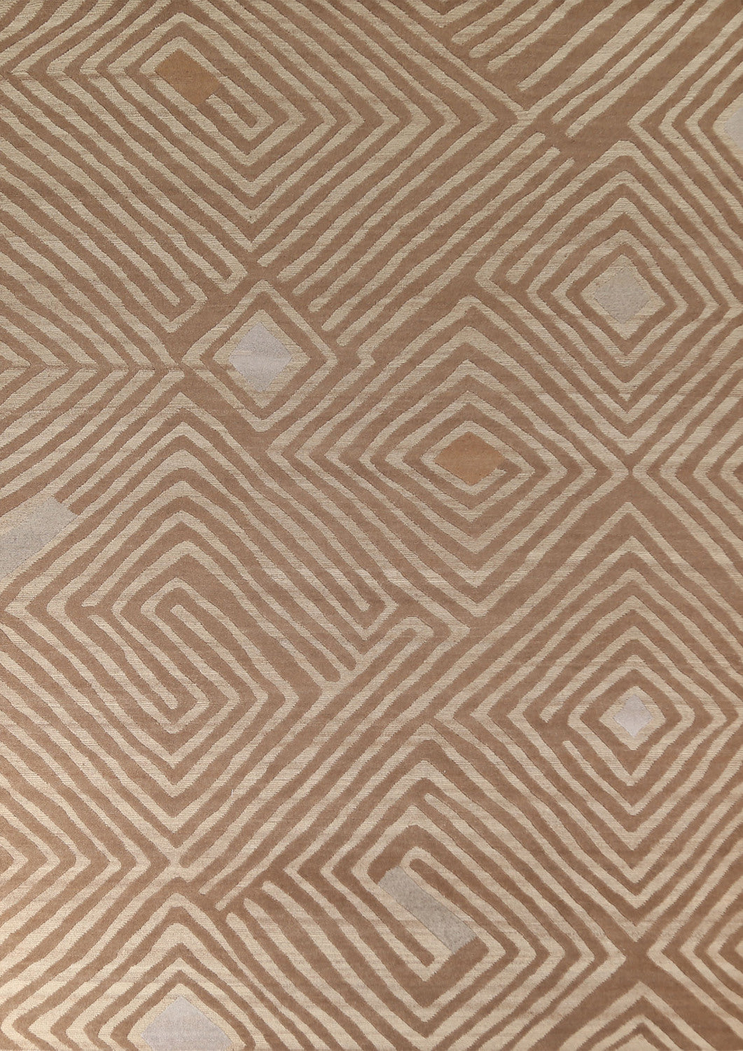 Geometric Modern Oriental Area Rug 9x12