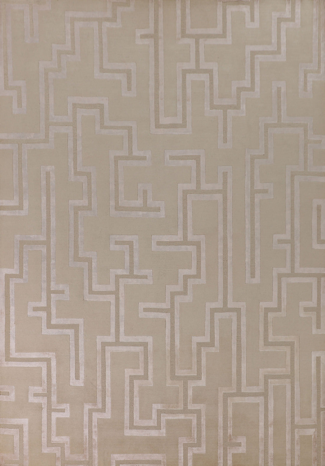 Geometric Nepalese Oriental Area Rug 9x12