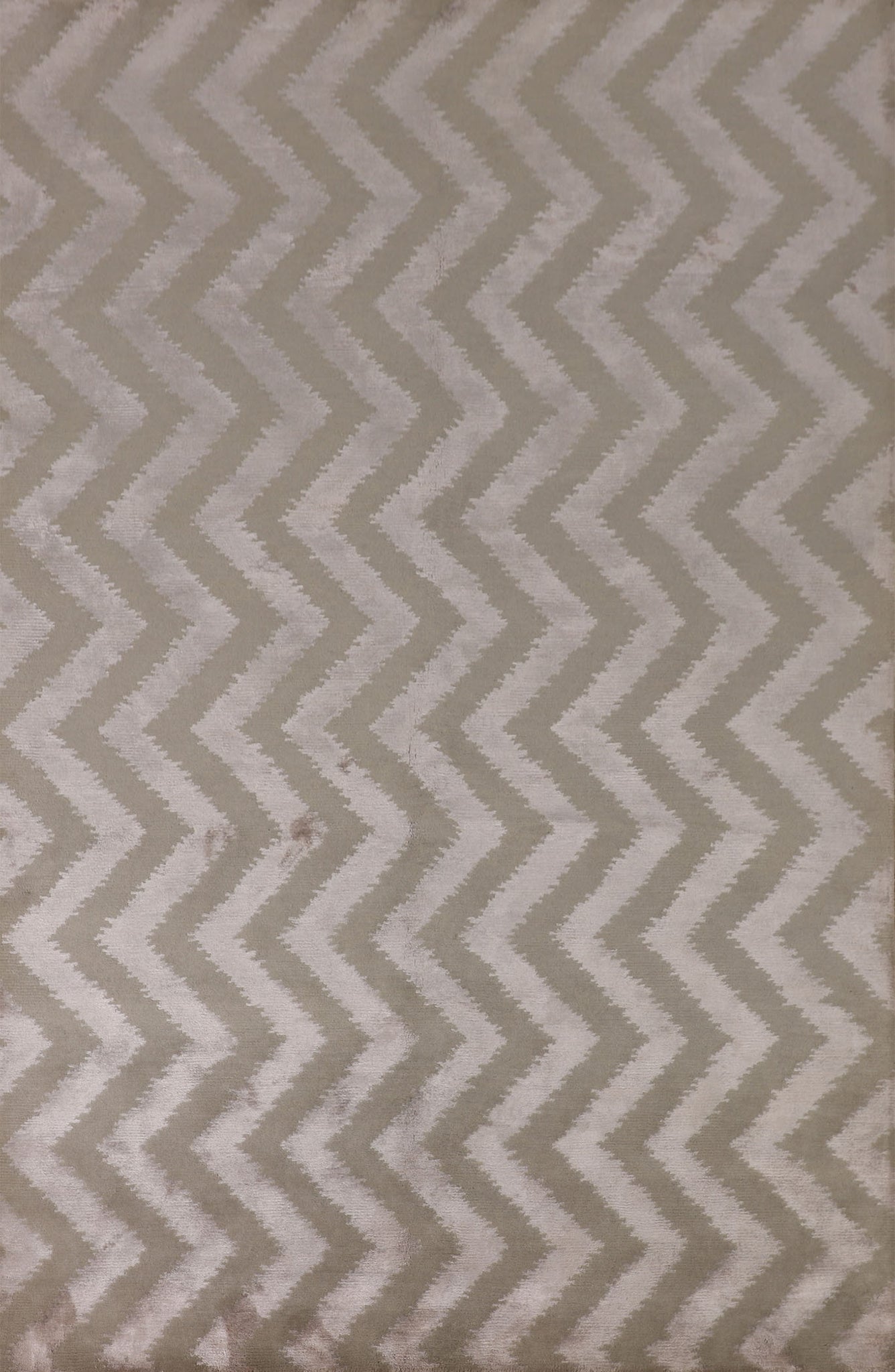 Chevron Style Nepalese Indian Area Rug 6x9