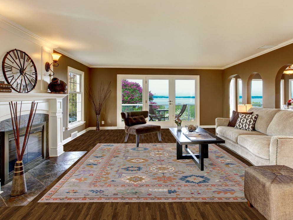 Handmade Oushak Oriental Area Rug 9x12