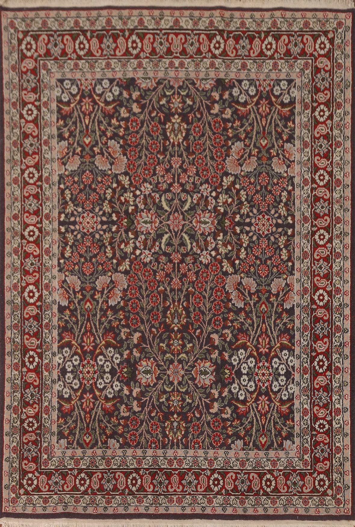 All-Over Kerman Oriental Rug 4x6