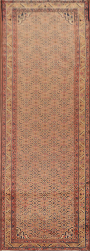 All-Over Mahal Persian Runner Rug 4x13