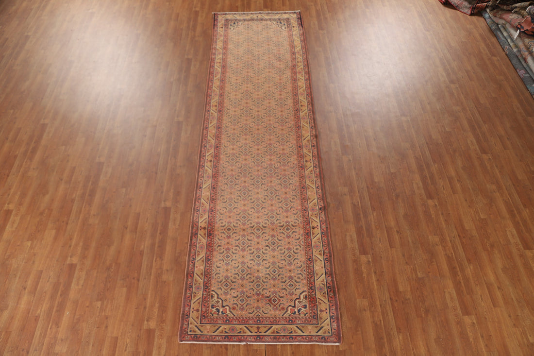 All-Over Mahal Persian Runner Rug 4x13