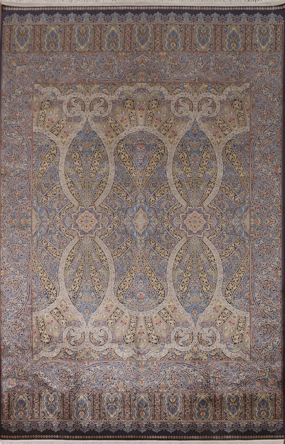 Floral Qum Traditional Rug 7x10