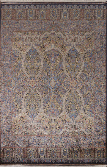 Floral Qum Traditional Rug 7x10