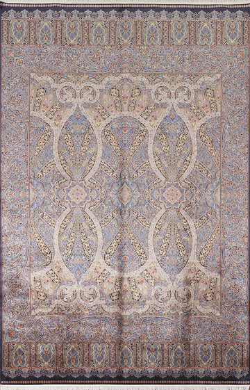 Traditional Qum Oriental Area Rug 7x10