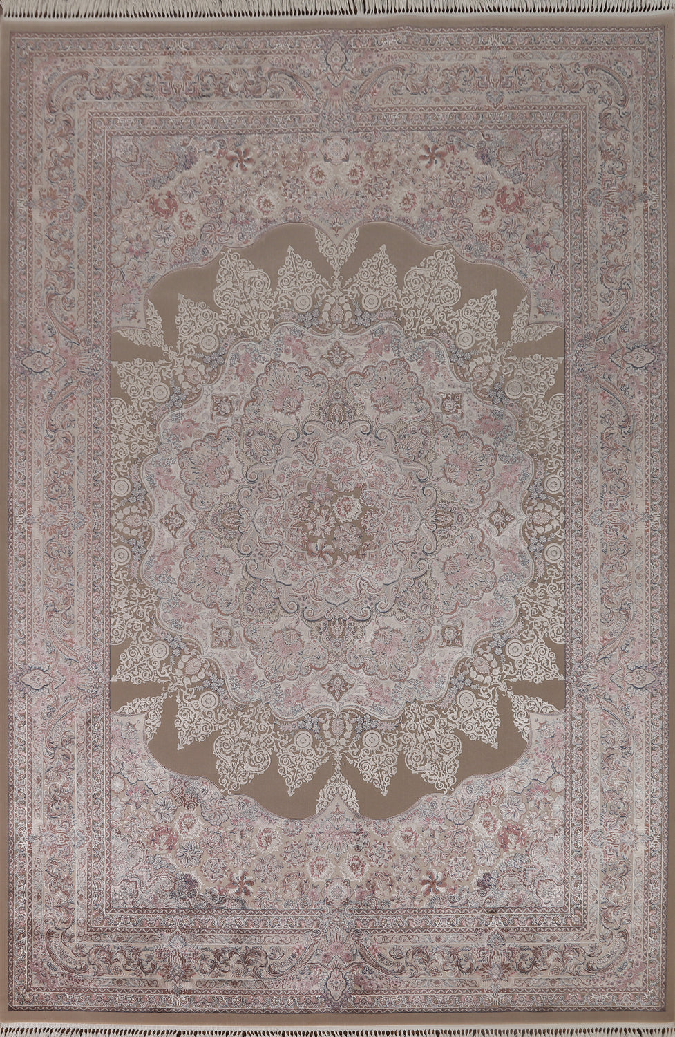 Floral Qum Traditional Area Rug 7x10