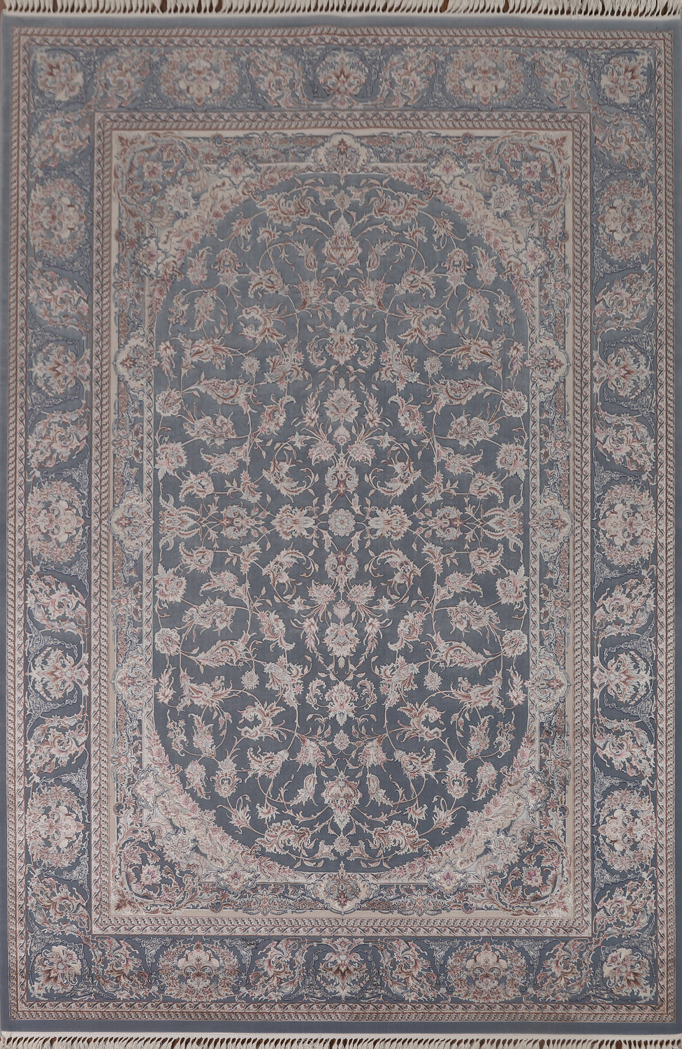 Floral Kashan Turkish Traditional Area Rug 7x10