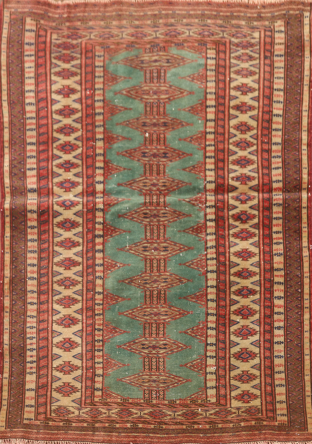 Geometric Bokhara Oriental Rug 3x5