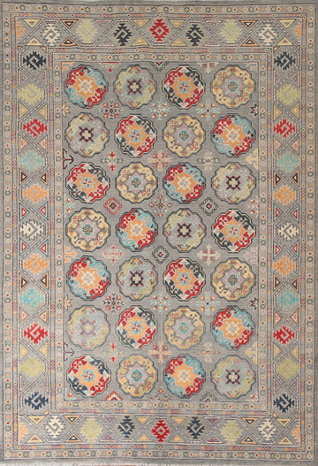 All-Over Kazak Oriental Area Rug 7x10
