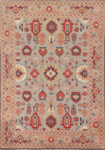 Handmade Wool Kazak Oriental Rug 5x7