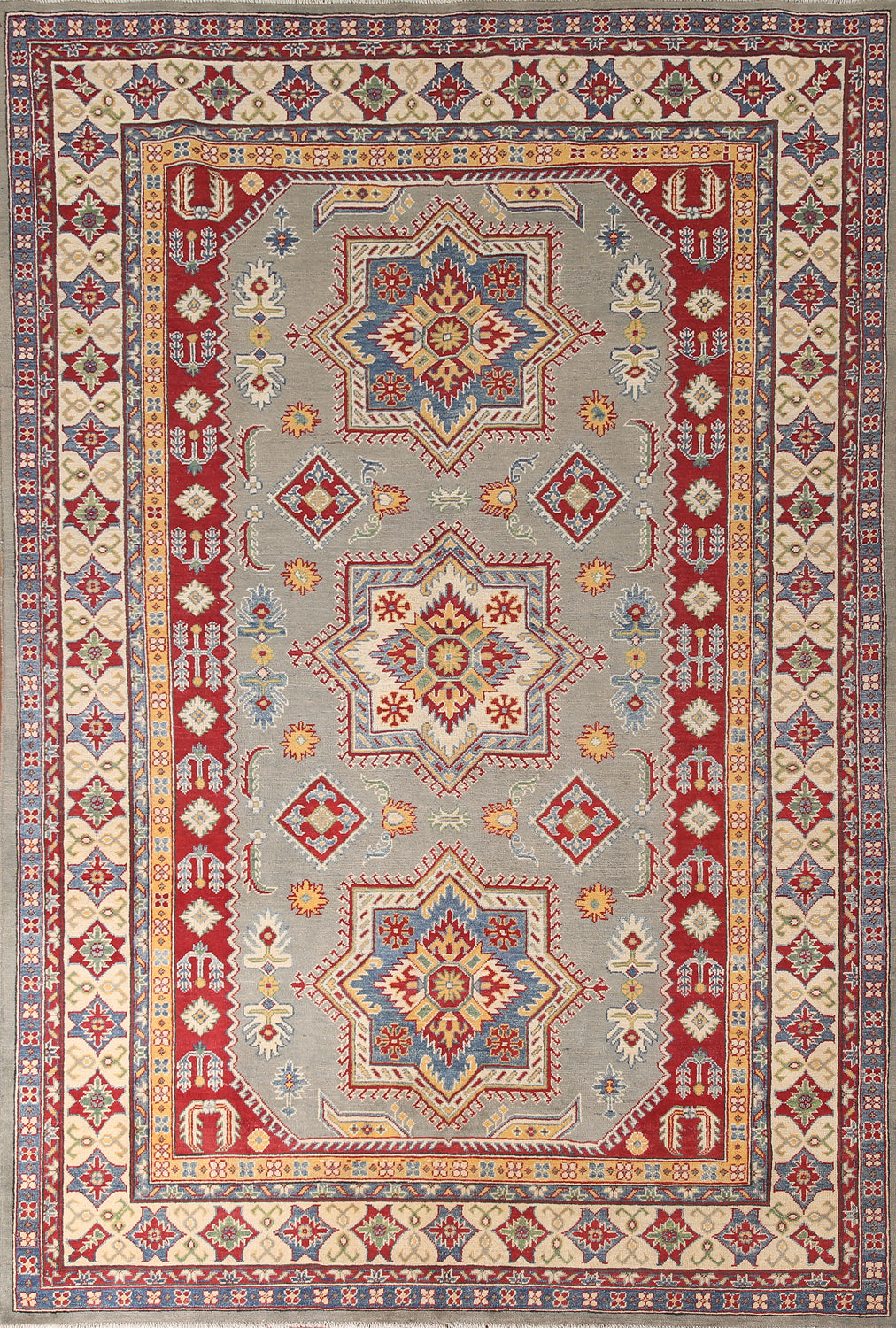 Handmade Kazak Oriental Area Rug 7x10