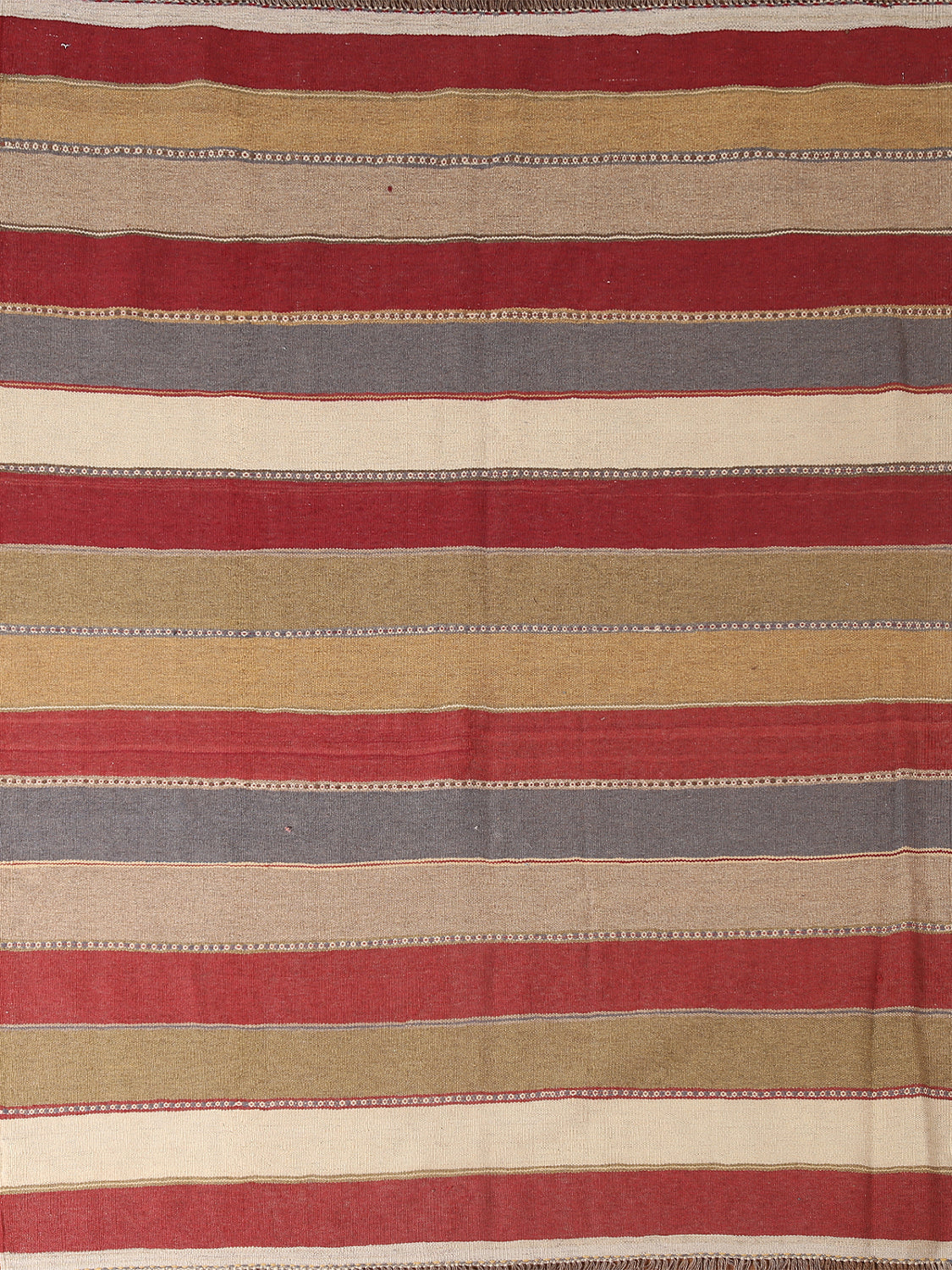 Striped Kilim Qashqai Persian Rug 5x7