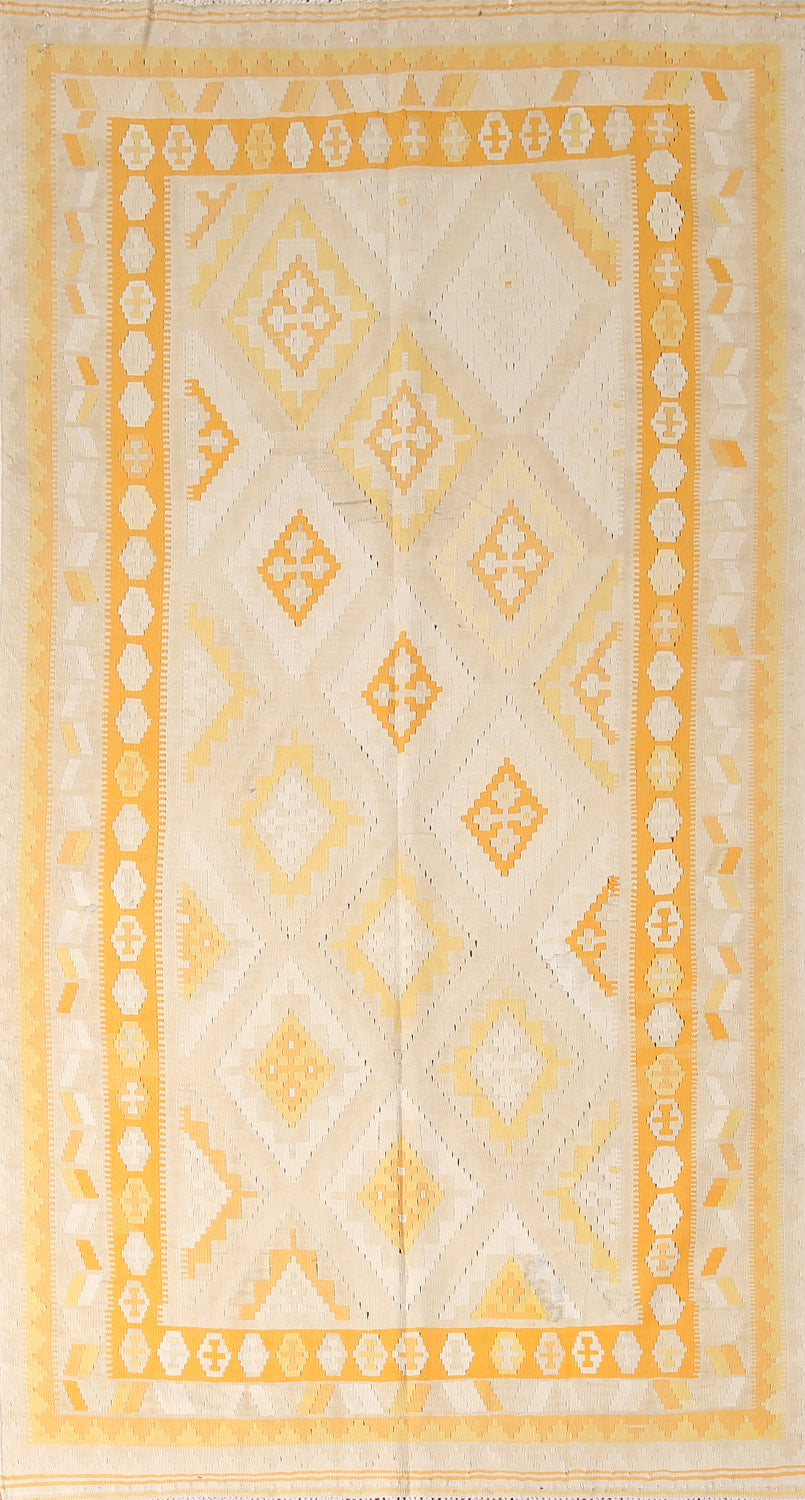 Geometric Kilim Shiraz Persian Area Rug 5x9