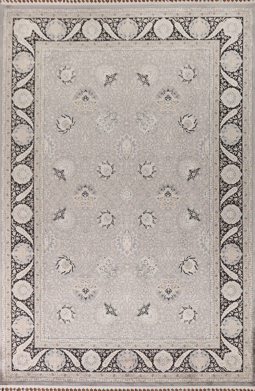 All-Over Floral Tabriz Oriental Area Rug 7x10