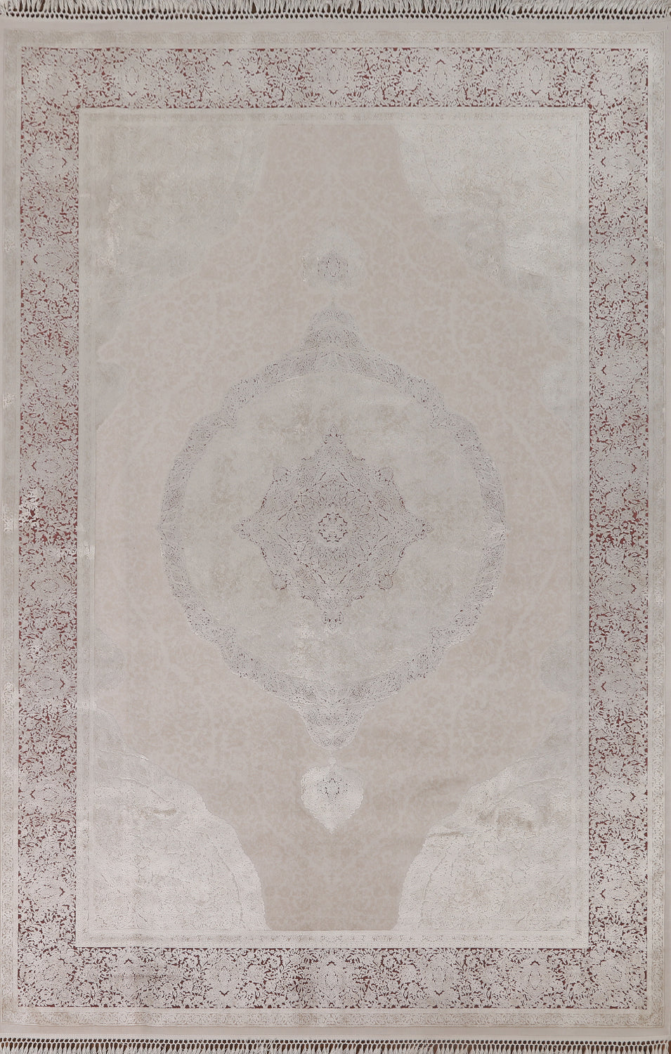 Traditional Silk Tabriz Oriental Area Rug 6x10