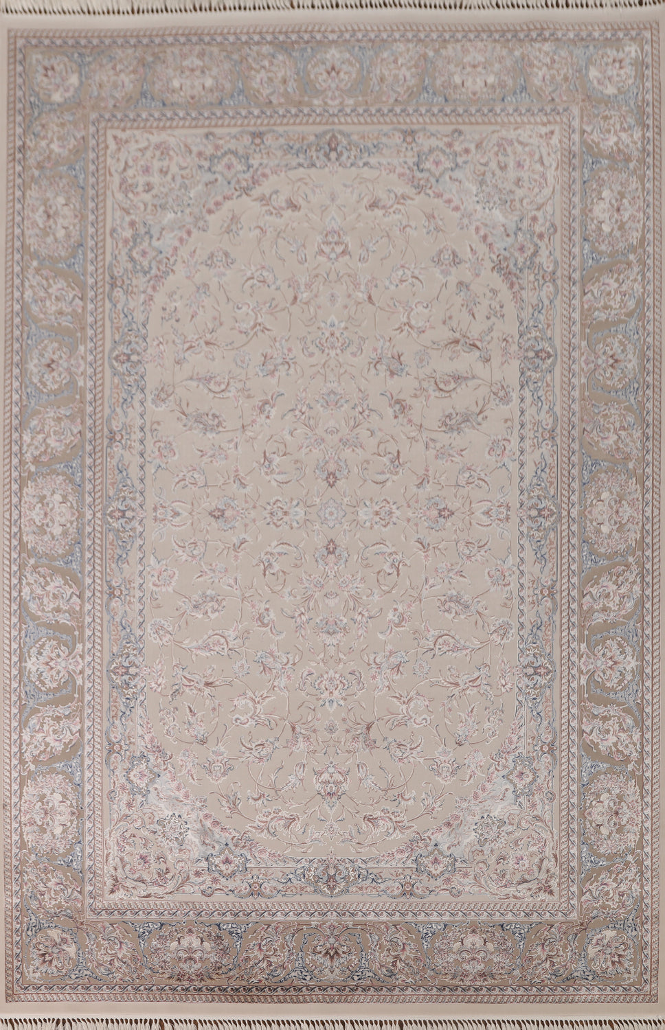 Traditional Floral Tabriz Turkish Area Rug 7x10