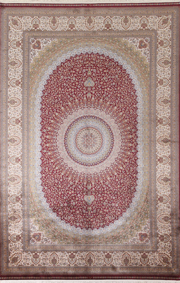 Traditional Tabriz Oriental Area Rug 7x10
