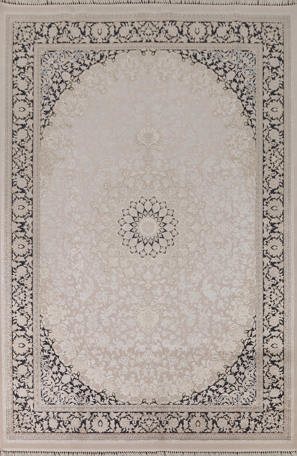 Floral Traditional Tabriz Turkish Area Rug 7x10