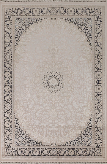 Floral Traditional Tabriz Turkish Area Rug 7x10