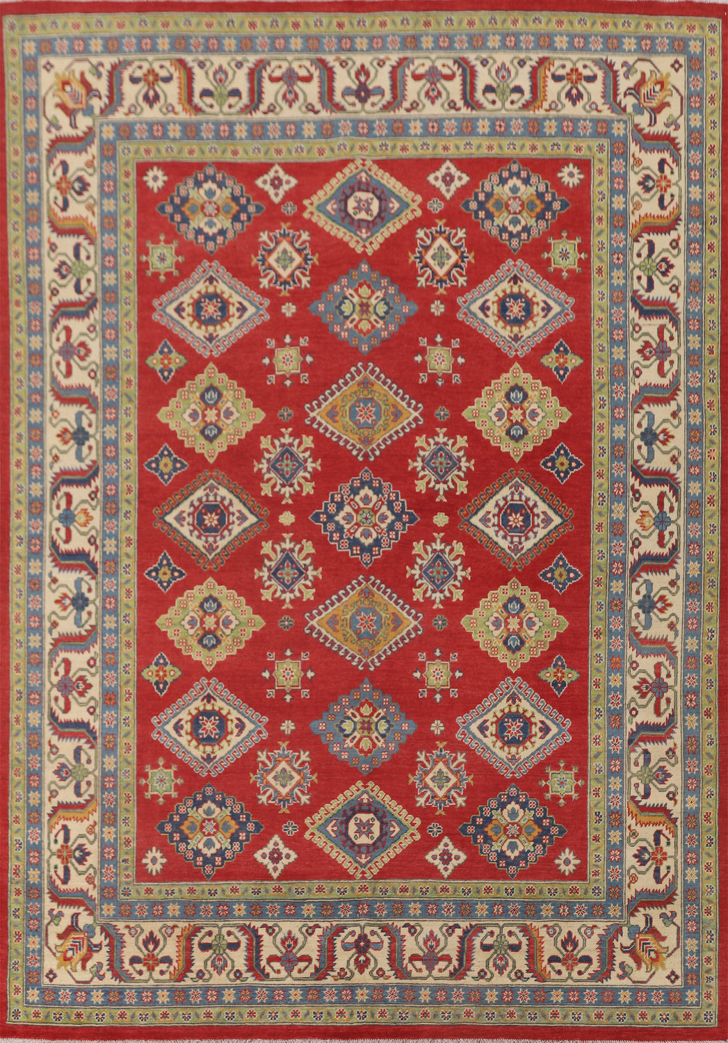 Geometric Kazak Living Room Rug 8x10