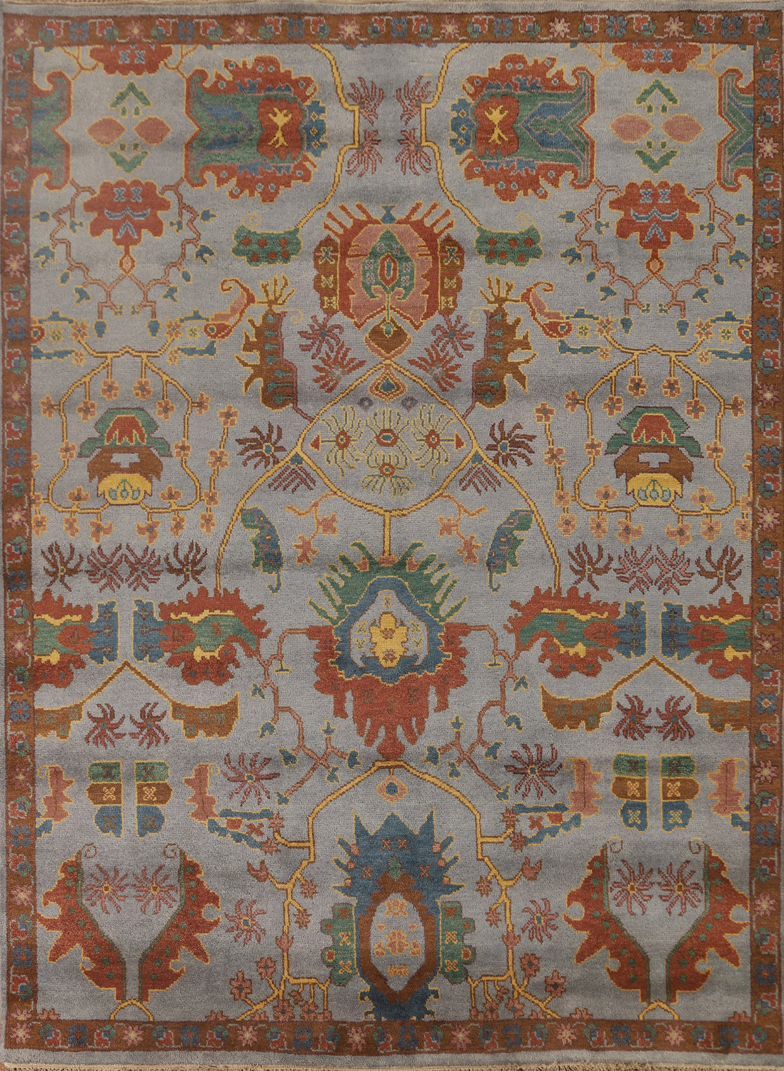 All-Over Oushak Oriental Area Rug 8x10