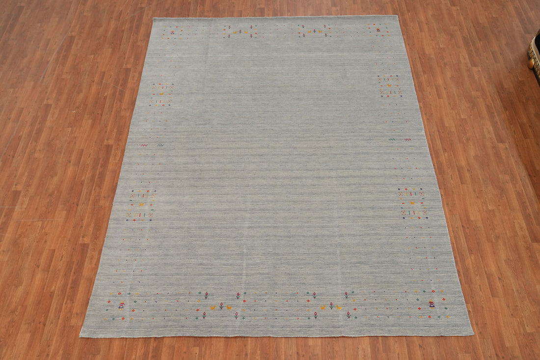 Handmade Wool Gabbeh Indian Area Rug 9x12