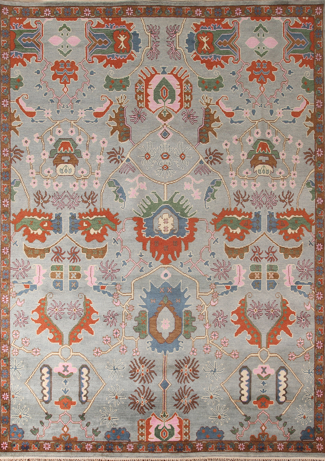 All-Over Oushak Oriental Area Rug 9x12