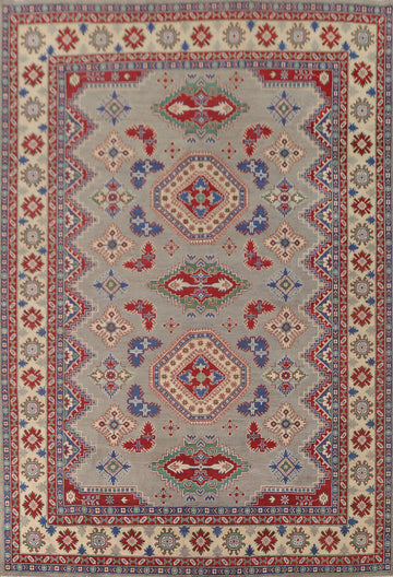 Large Geometric Kazak Oriental Rug 10x14