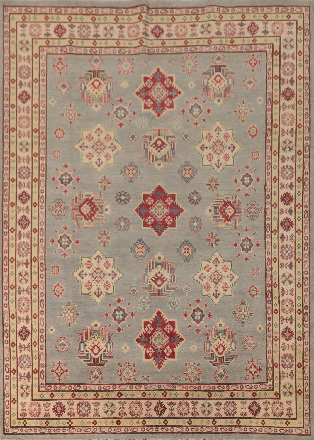 Handmade Wool Kazak Area Rug 8x10