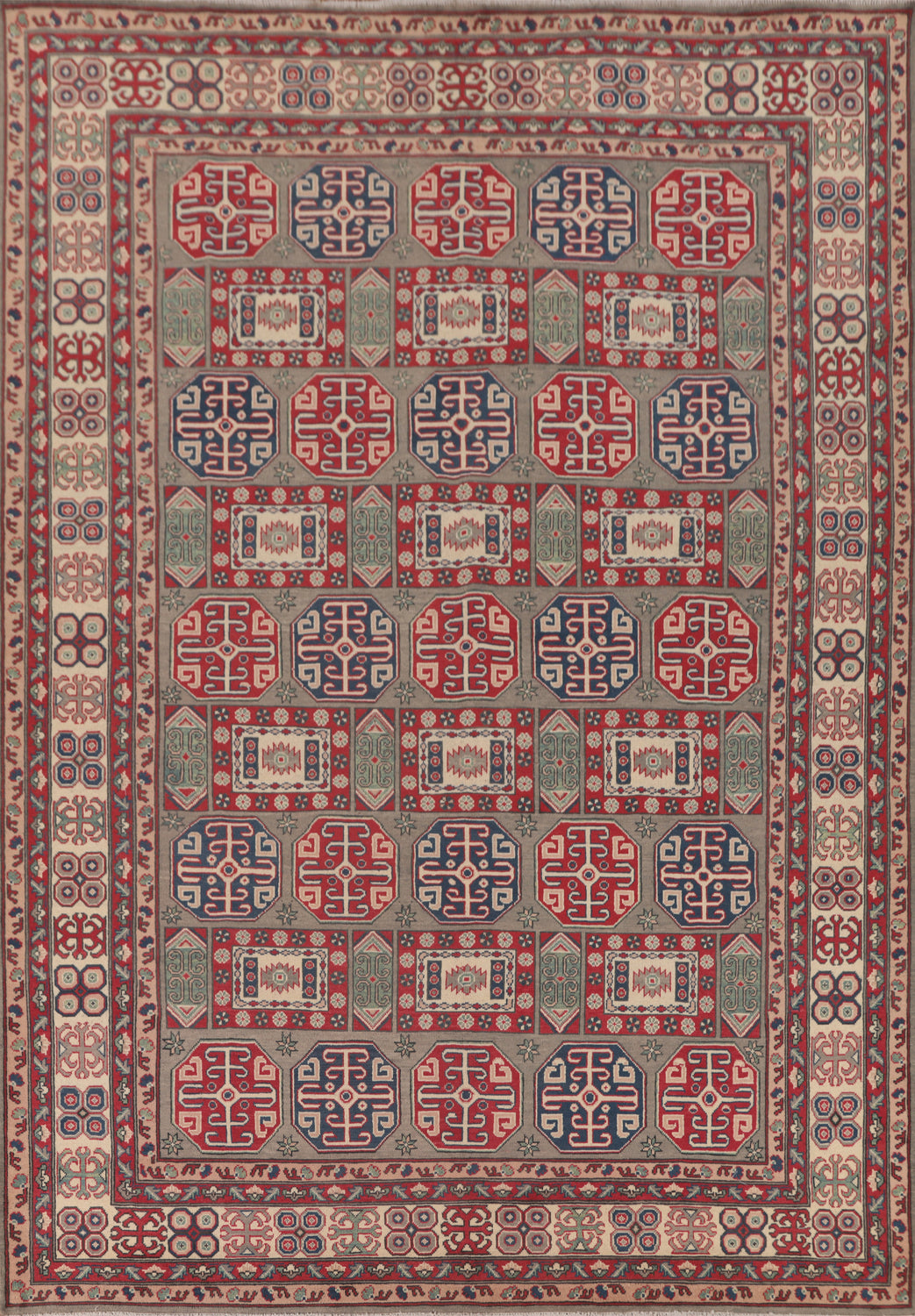 Handmade Kazak Oriental Area Rug 9x12