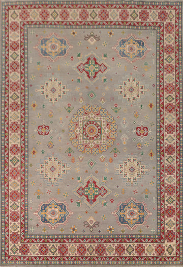 Handmade Wool Kazak Oriental Area Rug 10x13