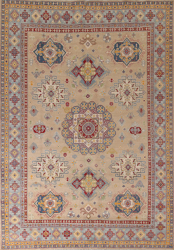 Handmade Wool Kazak Oriental Area Rug 8x11