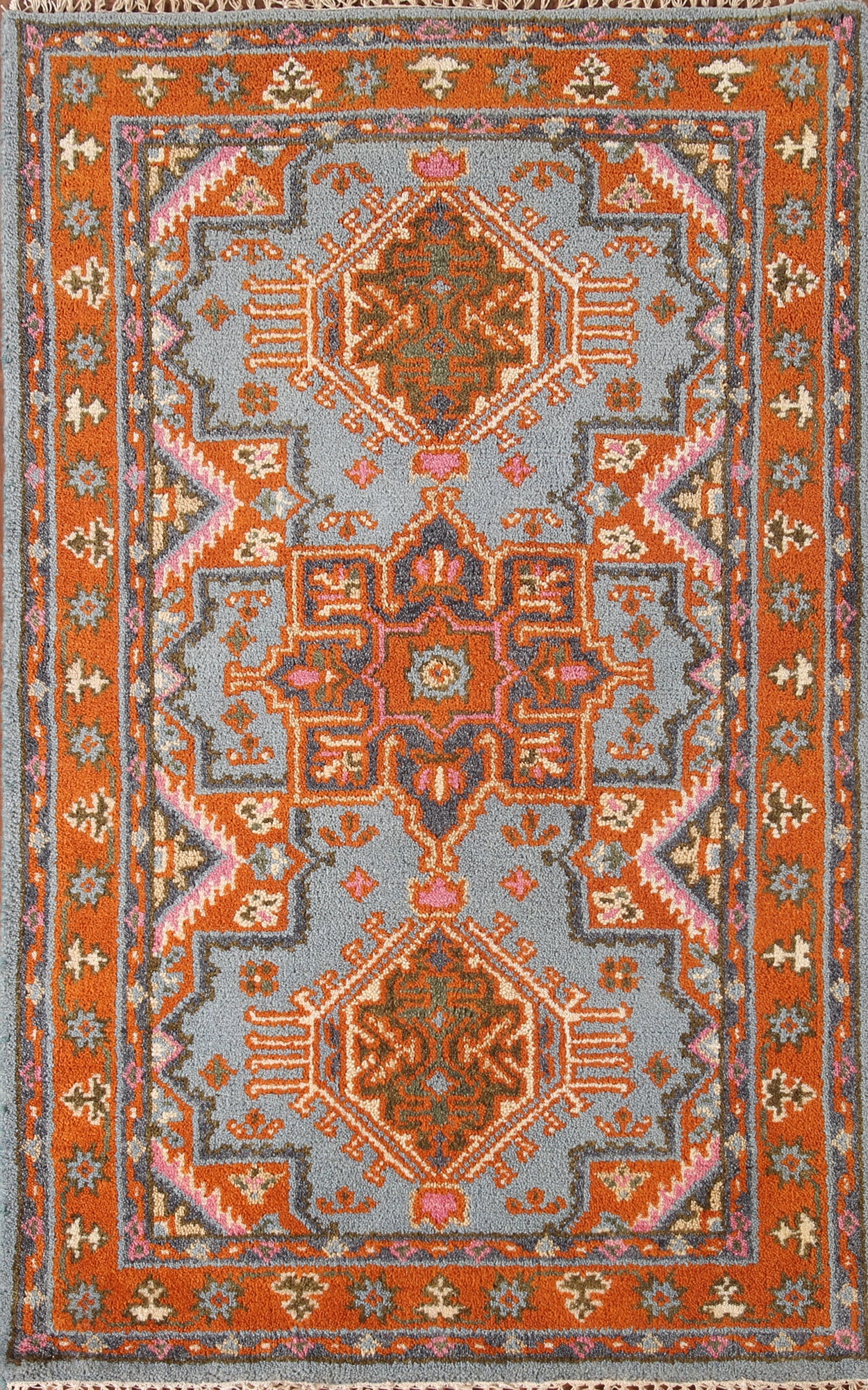 Geometric Kazak Oriental Rug 3x5