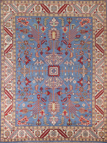 Handmade Blue Oushak Area Oriental Rug 8x10