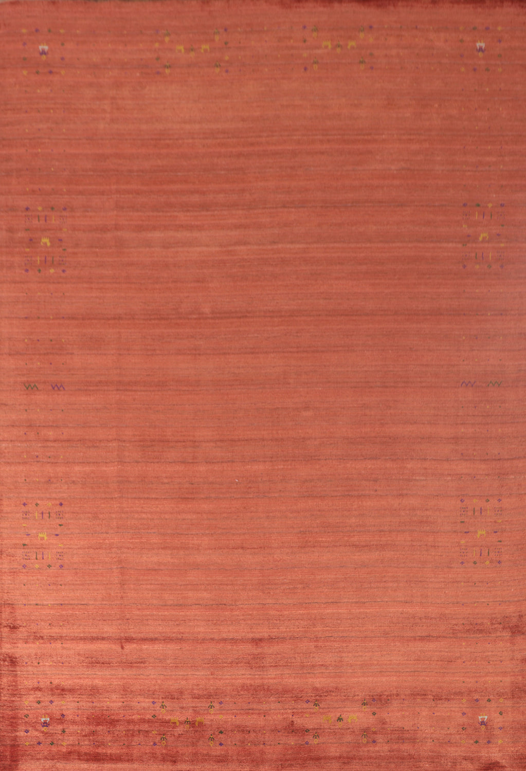 Striped Gabbeh Oriental Area Rug 8x12