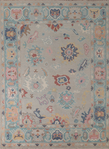 All-Over Oushak Indian Area Rug 8x10