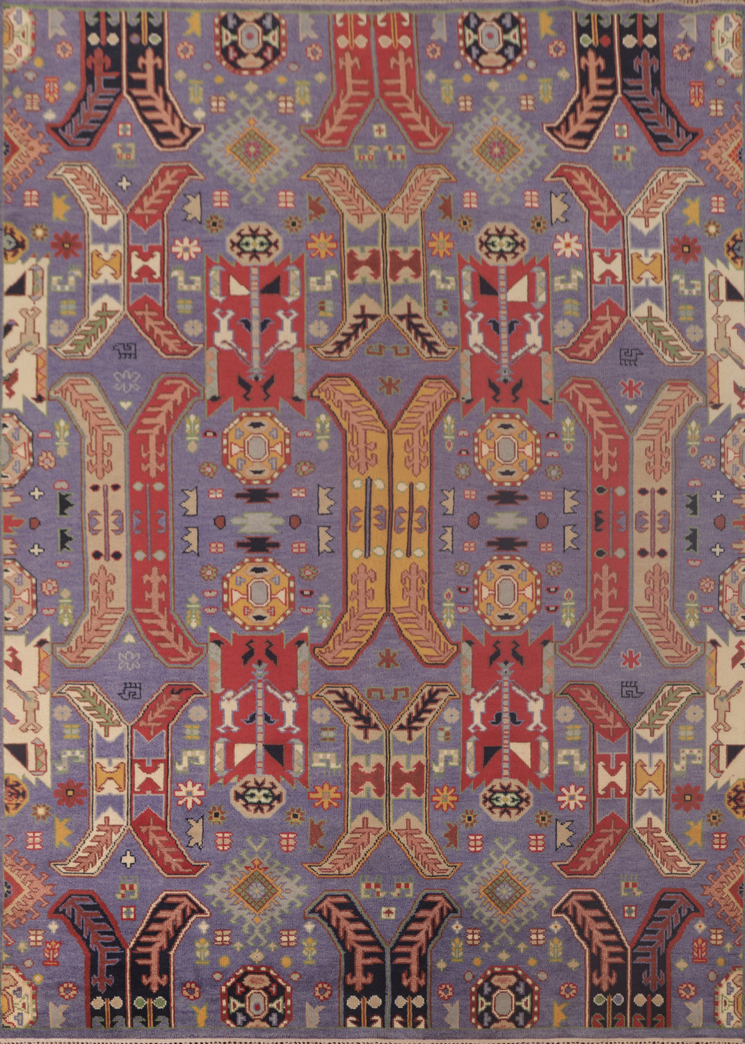 All-Over Kazak Oriental Area Rug 9x12
